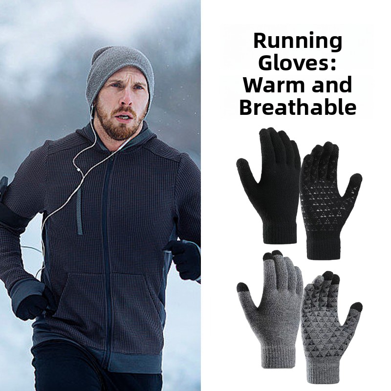 Unisex Outdoor Running Sports  - Wool Glove Lined ulasan dan harga