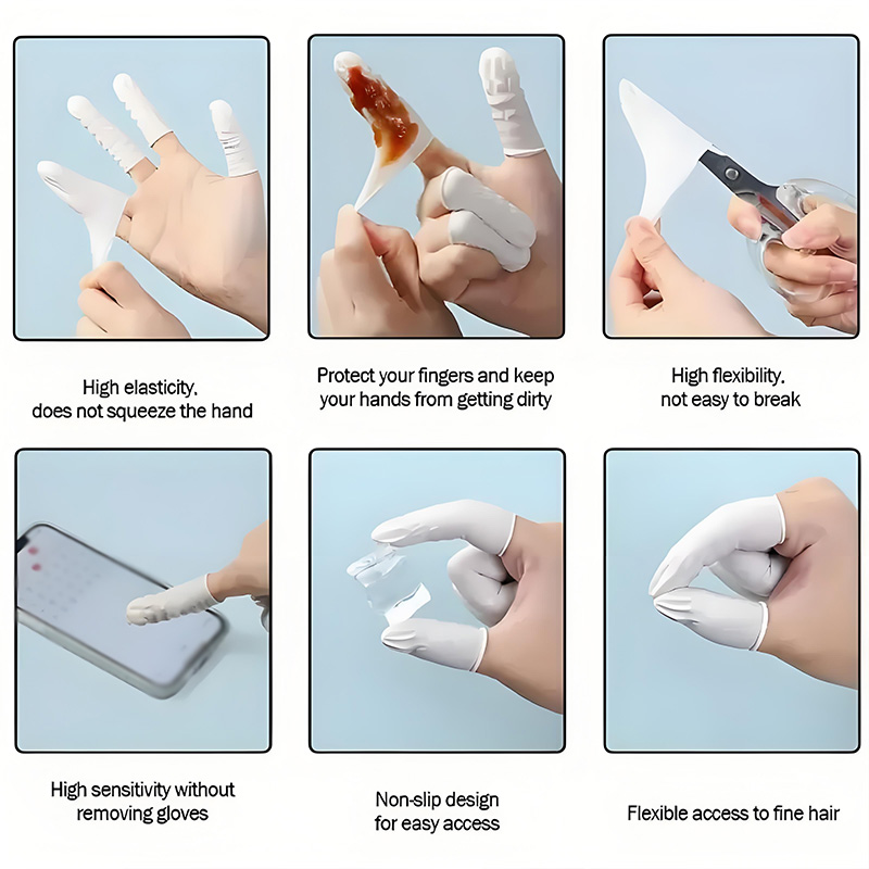 200PCS Multi-color Disposable  - Latex Disposable Glove ulasan dan harga